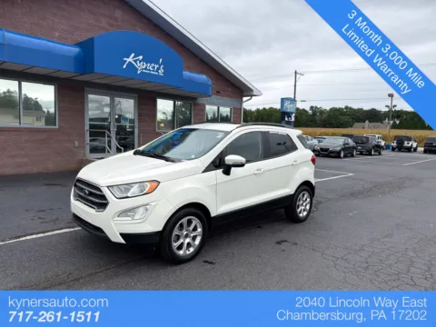 White 2021 Ford EcoSport SE for sale in Chambersburg, PA