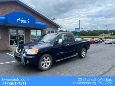 Blue 2008 Nissan Titan LE for sale in Chambersburg, PA