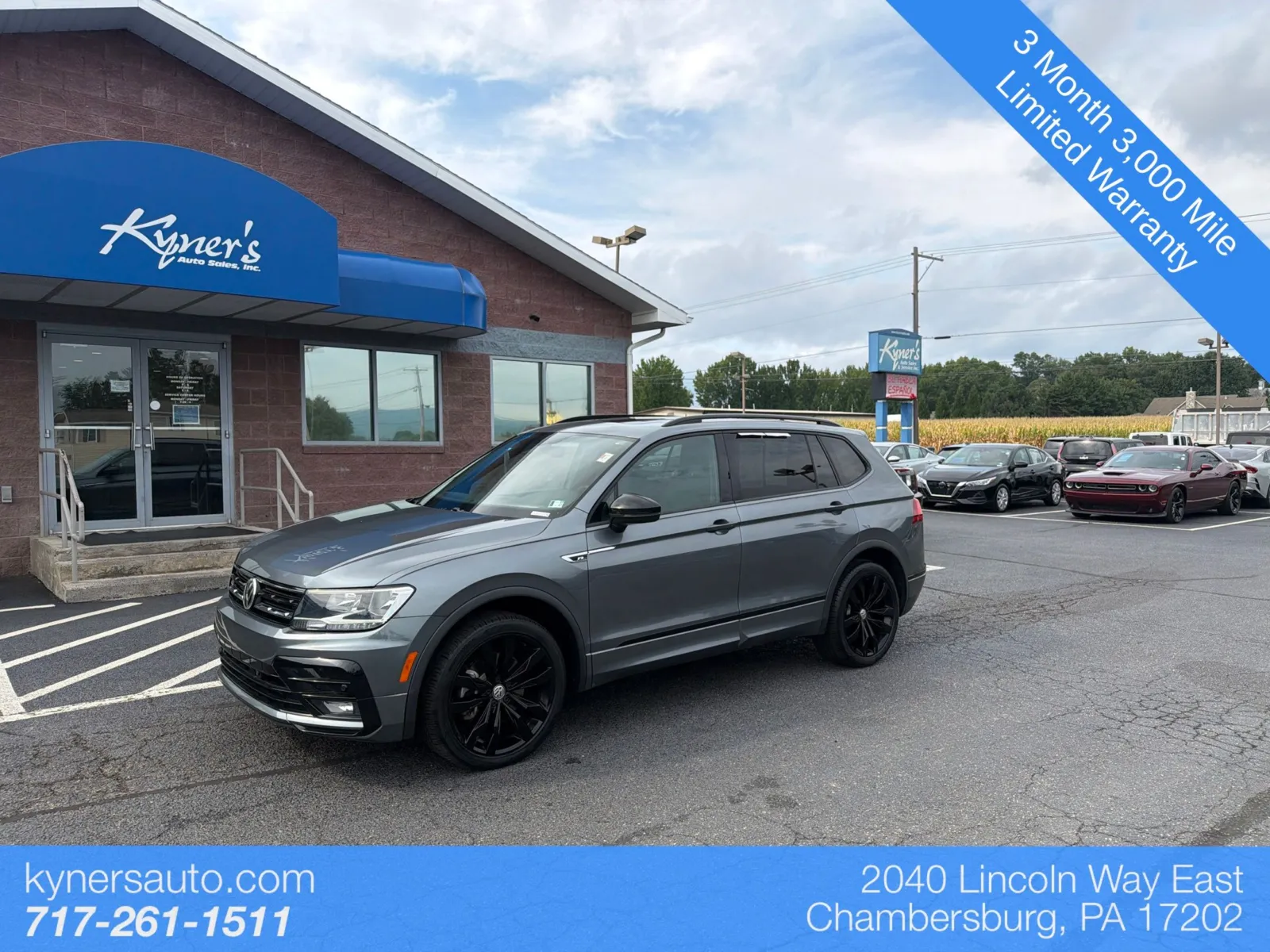 Gray 2021 Volkswagen Tiguan 2.0T SE R-Line Black for sale in Chambersburg, PA