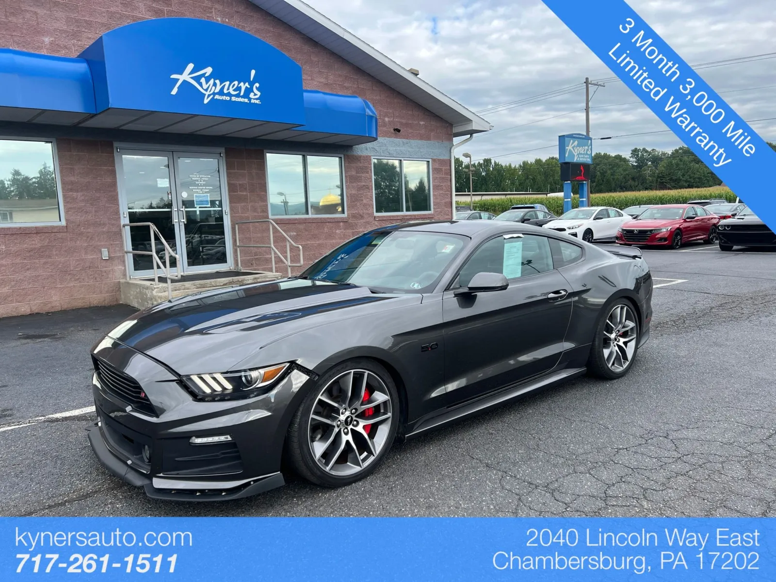 Gray 2017 Ford Mustang GT Premium for sale in Chambersburg, PA