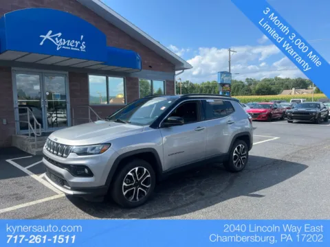 Silver 2023 Jeep Compass Limited for sale in Chambersburg, PA