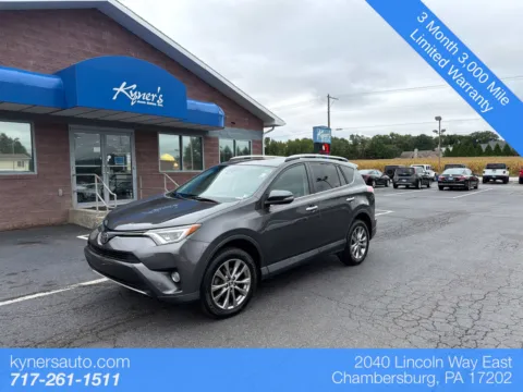 Gray 2016 Toyota RAV4 Limited for sale in Chambersburg, PA