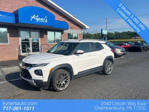 White 2021 Chevrolet TrailBlazer LT for sale in Chambersburg, PA