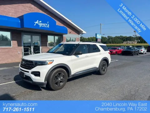 White 2021 Ford Explorer XLT for sale in Chambersburg, PA