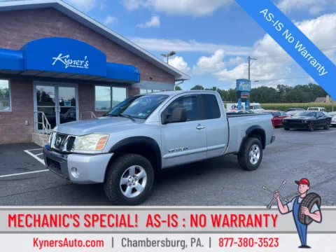 Silver 2007 Nissan Titan SE for sale in Chambersburg, PA