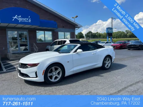 White 2019 Chevrolet Camaro 1LT for sale in Chambersburg, PA