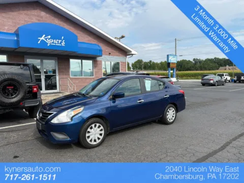 Blue 2018 Nissan Versa 1.6 SV for sale in Chambersburg, PA