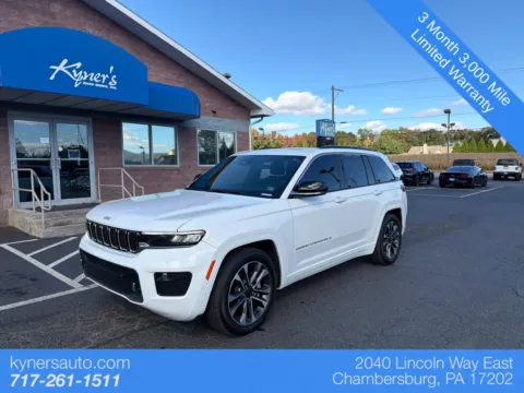 White 2024 Jeep Grand Cherokee Overland for sale in Chambersburg, PA