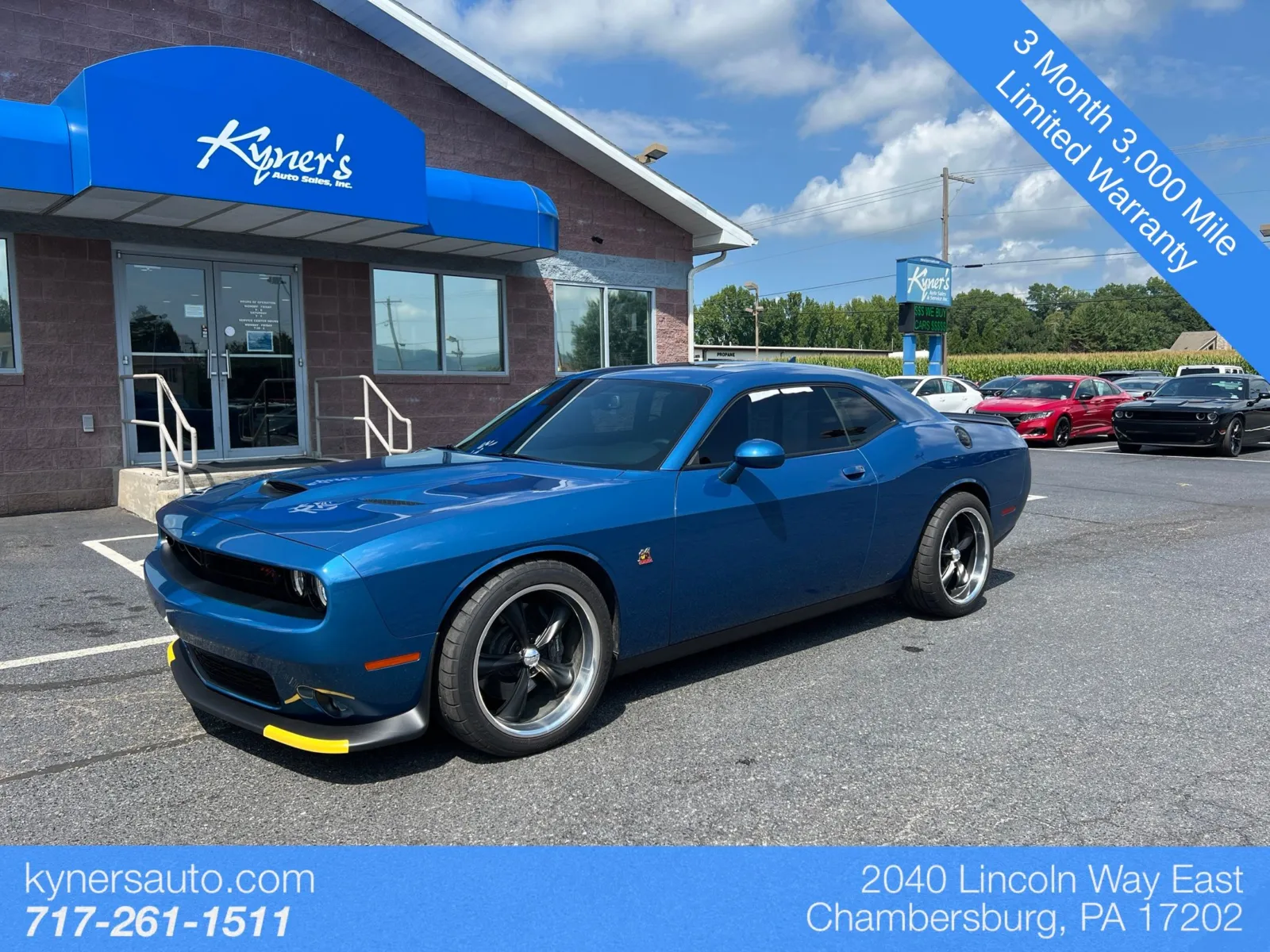 Blue 2023 Dodge Challenger R/T Scat Pack for sale in Chambersburg, PA