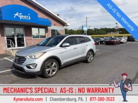Silver 2013 Hyundai Santa Fe Limited for sale in Chambersburg, PA