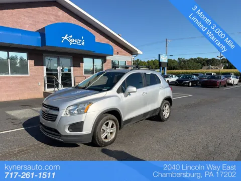 Silver 2016 Chevrolet Trax LT for sale in Chambersburg, PA