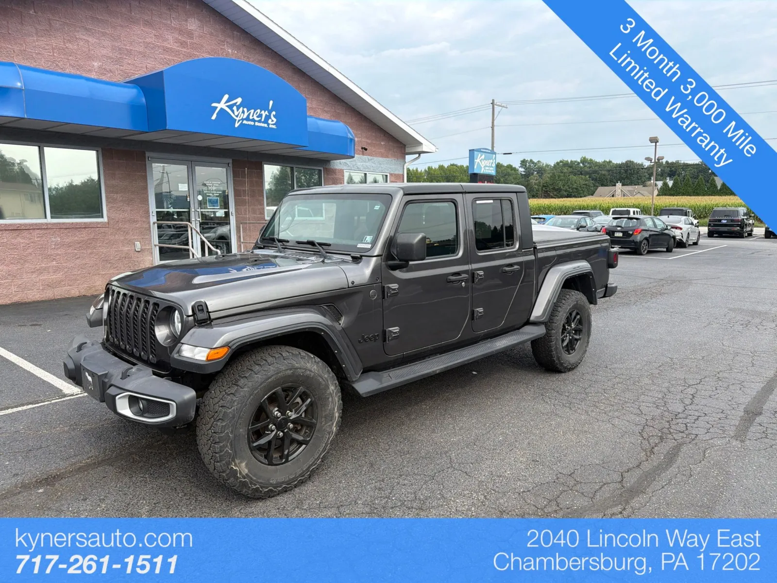 Gray 2022 Jeep Gladiator Sport for sale in Chambersburg, PA