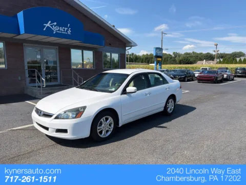 White 2007 Honda Accord SE for sale in Chambersburg, PA