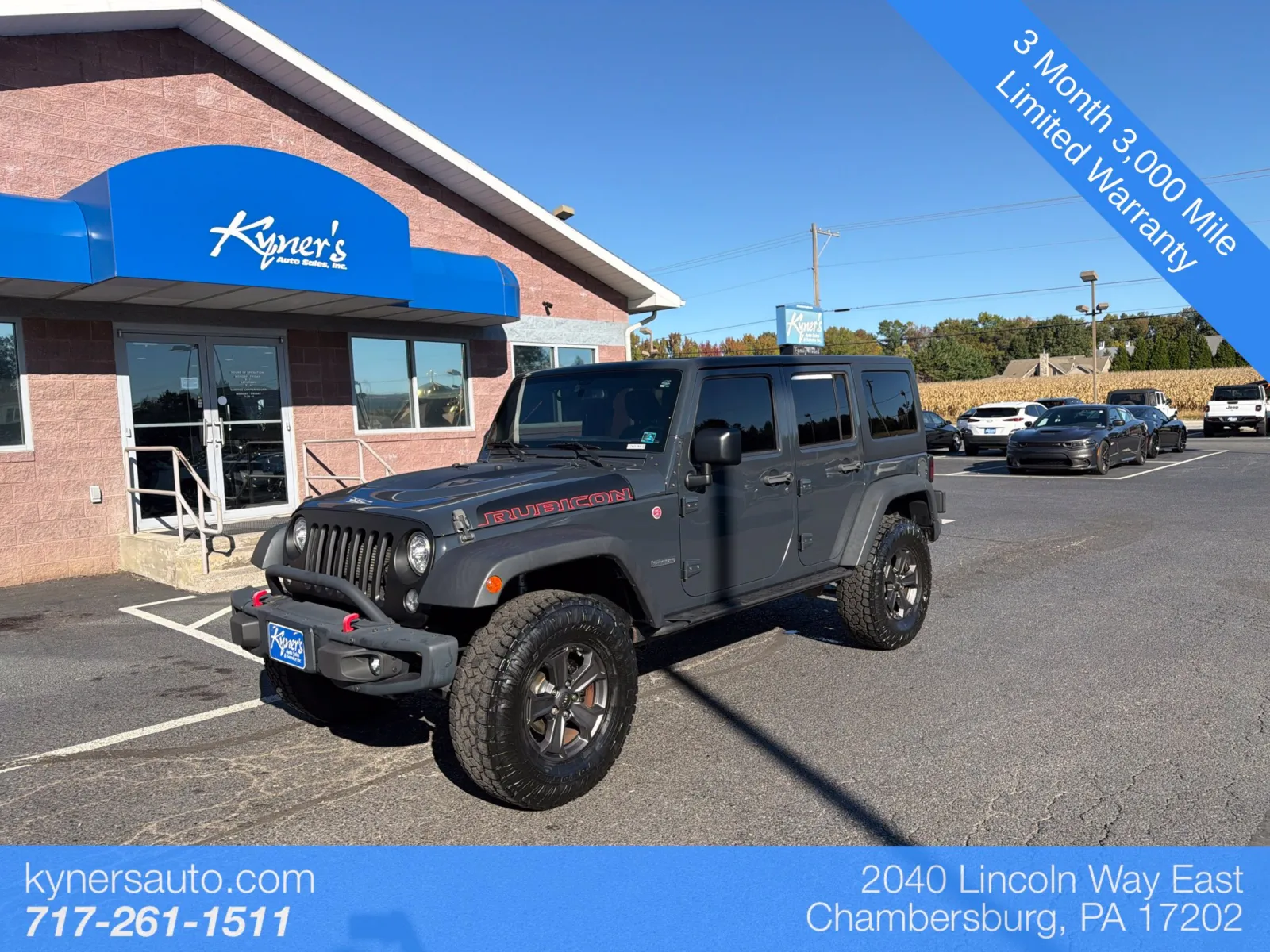 2017 Jeep Wrangler Unlimited Rubicon Recon