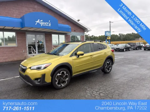 Yellow 2023 Subaru Crosstrek Limited for sale in Chambersburg, PA