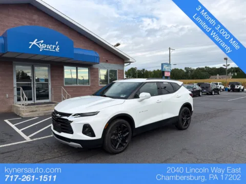 White 2022 Chevrolet Blazer LT for sale in Chambersburg, PA