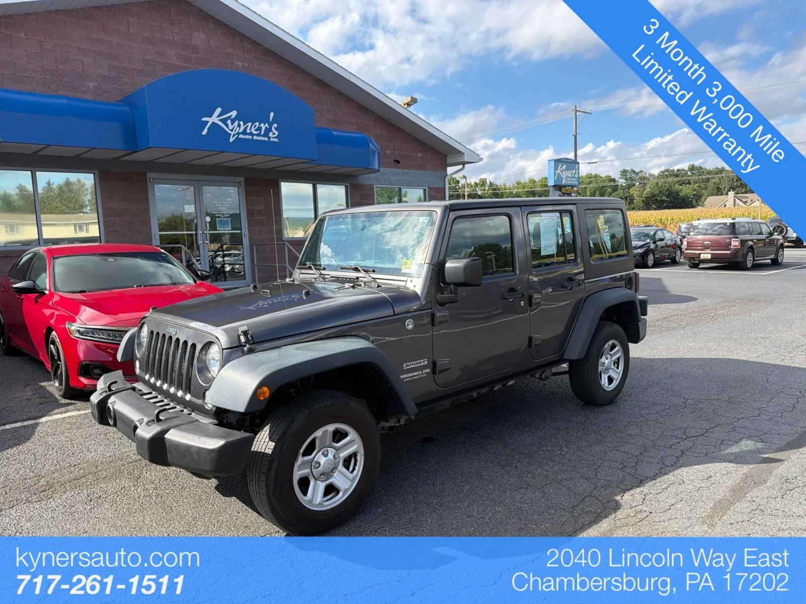 2016 Jeep Wrangler Unlimited Sport