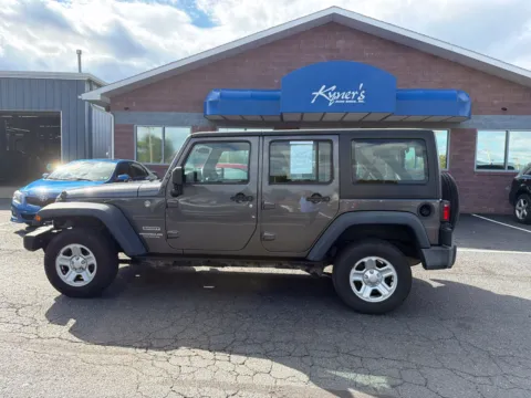 Another view of 2016 Jeep Wrangler Unlimited Sport for sale in Chambersburg, PA at Kyner's Auto Sales, Inc.
