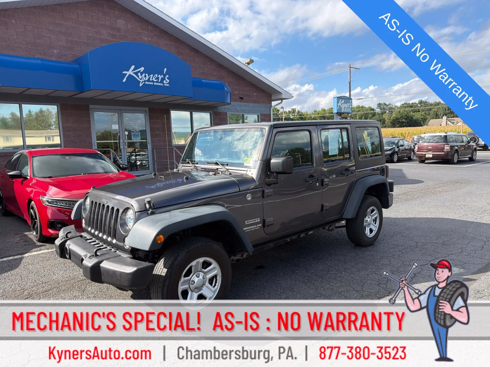 2016 Jeep Wrangler Unlimited Sport