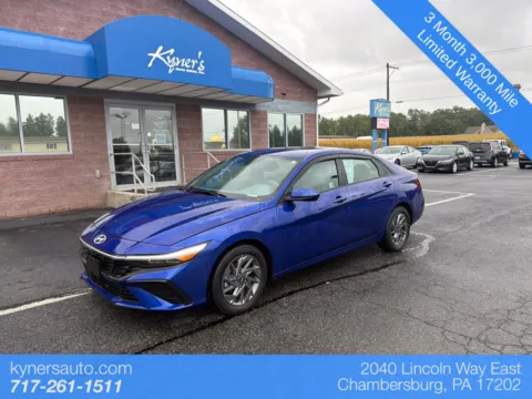 Blue 2024 Hyundai Elantra SEL for sale in Chambersburg, PA