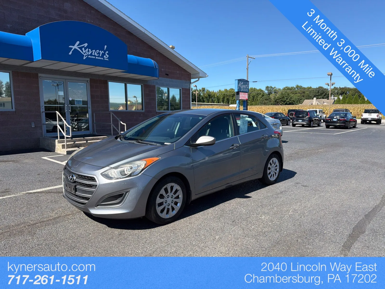 Gray 2016 Hyundai Elantra GT for sale in Chambersburg, PA