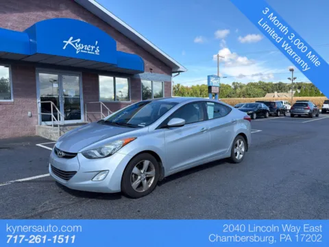 Silver 2013 Hyundai Elantra GLS for sale in Chambersburg, PA