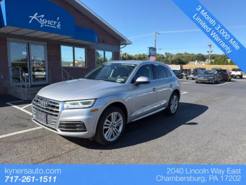 Silver 2018 Audi Q5 2.0T Premium Plus for sale in Chambersburg, PA
