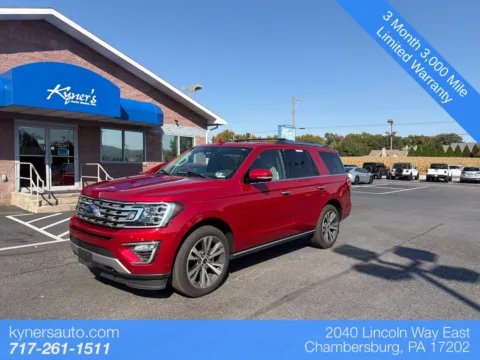 Red 2021 Ford Expedition Limited for sale in Chambersburg, PA