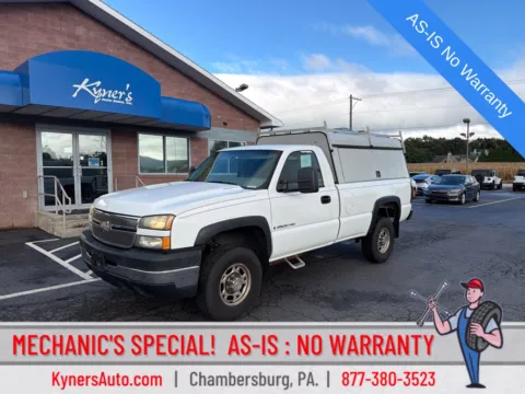 White 2006 Chevrolet Silverado 2500 HD Work Truck for sale in Chambersburg, PA