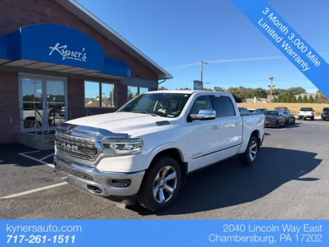 White 2020 Ram 1500 Limited for sale in Chambersburg, PA