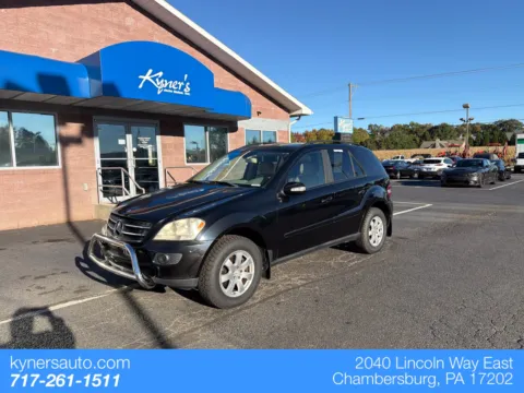 Black 2007 Mercedes-Benz M-Class ML 320 for sale in Chambersburg, PA
