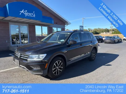 Black 2021 Volkswagen Tiguan SE 4Motion for sale in Chambersburg, PA