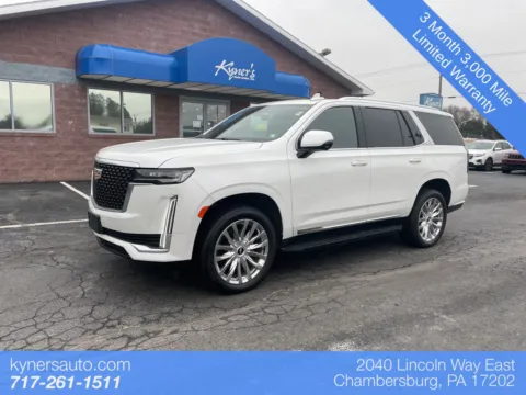 White 2023 Cadillac Escalade Premium Luxury for sale in Chambersburg, PA