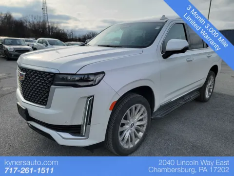 White 2023 Cadillac Escalade Premium Luxury for sale in Chambersburg, PA