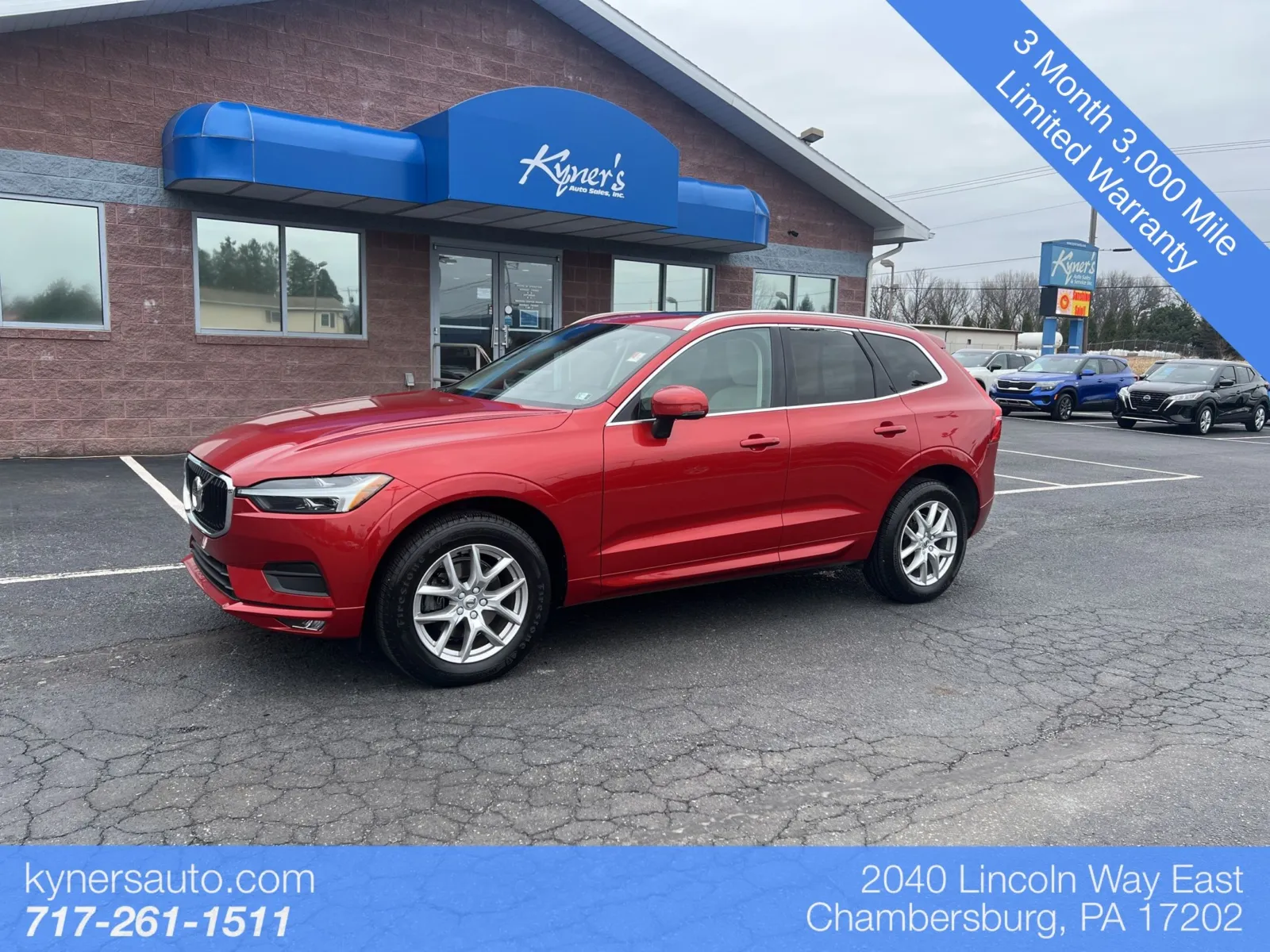 Red 2021 Volvo XC60 T5 Momentum for sale in Chambersburg, PA