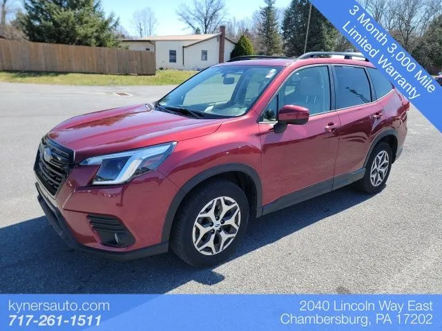 Red 2022 Subaru Forester Premium for sale in Chambersburg, PA