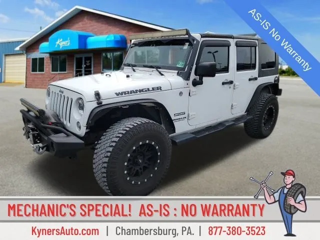 White 2014 Jeep Wrangler Unlimited Sport for sale in Chambersburg, PA
