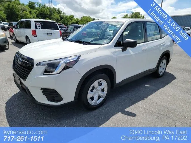 White 2023 Subaru Forester for sale in Chambersburg, PA