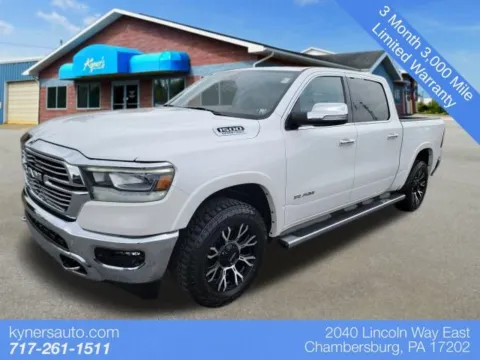 White 2021 Ram 1500 Laramie for sale in Chambersburg, PA