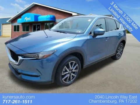 Blue 2017 Mazda CX-5 Grand Touring for sale in Chambersburg, PA