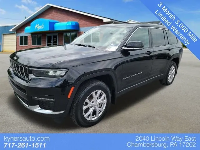 Black 2022 Jeep Grand Cherokee L Limited for sale in Chambersburg, PA