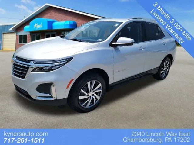Silver 2022 Chevrolet Equinox Premier for sale in Chambersburg, PA