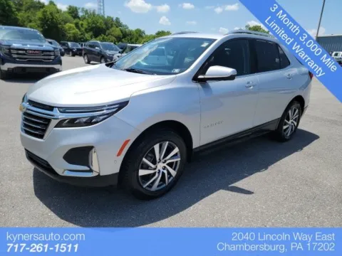 Silver 2022 Chevrolet Equinox Premier for sale in Chambersburg, PA