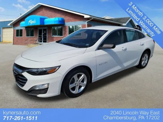 White 2021 Chevrolet Malibu LS for sale in Chambersburg, PA