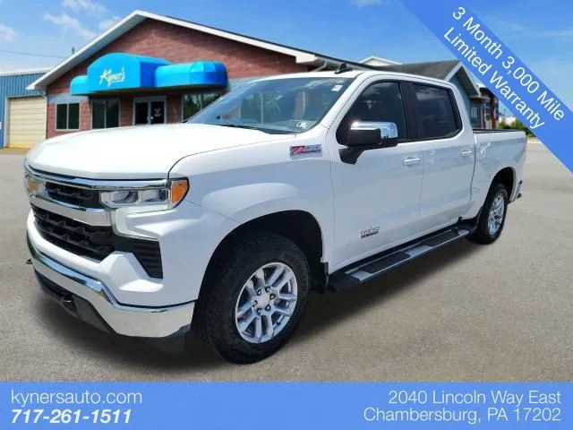 White 2024 Chevrolet Silverado 1500 LT for sale in Chambersburg, PA
