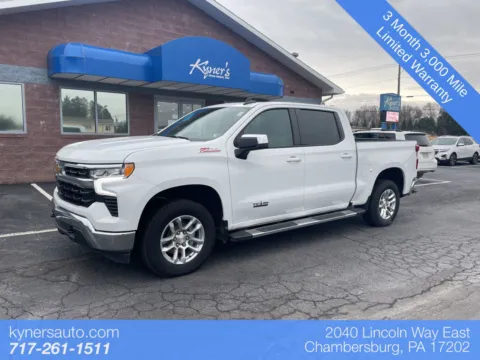 White 2024 Chevrolet Silverado 1500 LT for sale in Chambersburg, PA