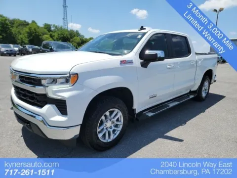 White 2024 Chevrolet Silverado 1500 LT for sale in Chambersburg, PA