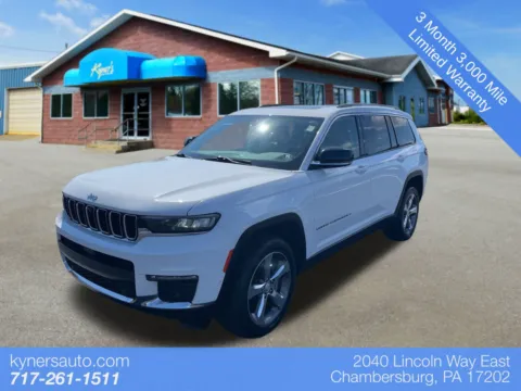 White 2022 Jeep Grand Cherokee L Limited for sale in Chambersburg, PA