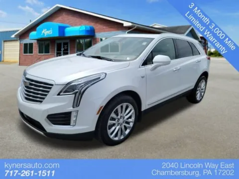 White 2017 Cadillac XT5 Platinum for sale in Chambersburg, PA
