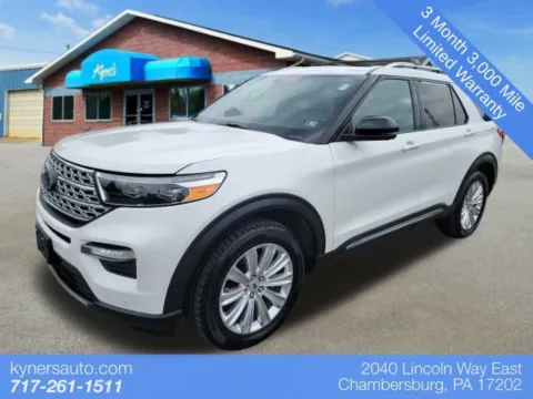 White 2020 Ford Explorer Limited for sale in Chambersburg, PA